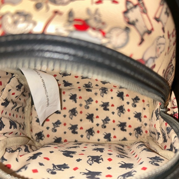 RARE Loungefly Disney Alice in Wonderland Tattoo AOP Mini Backpack - Picture 7 of 13